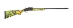 Savage Arms 301 Turkey Shotgun, right-side view with green camo stock and black barrel