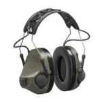 3M/Peltor PELTOR COMTAC VIII DEFENDER OD GRN green over-ear headset with padded headband and boom mic