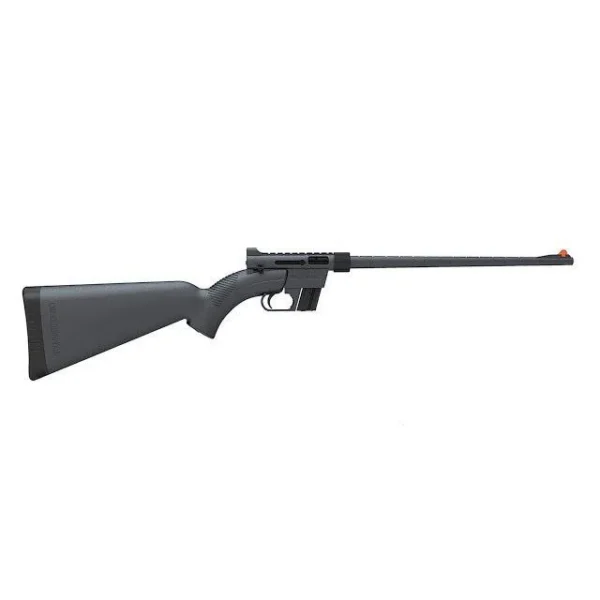 HENRY H2 US SURVIVAL, black rifle in right-side view with detached barrel assembly