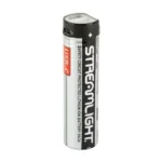 Streamlight SL-B50 battery pack, upright front view with black and silver casing