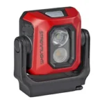 Streamlight Syclone Dual LED Mag Base, red and black front view with two stacked LEDs