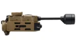 Streamlight Sidewinder Stalk coyote light, side view with flexible stalk and round end