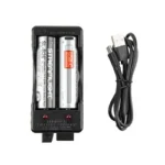 Streamlight STRMLGHT SL-BL26 CHRGNG KIT & 2 BTRY black charger, two batteries and USB cable