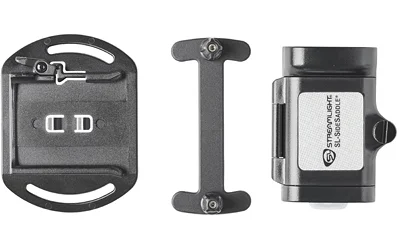 primary-6444 Streamlight SL-SIDESADDLE 300LUM hat light, black mounting plate, strap and light shown separately