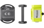 Streamlight SL-SIDESADDLE 300LM hat light, yellow light with black mounting plate and strap