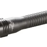 Streamlight STRMLGHT STRION LED HL W-AC/DC, black flashlight in angled side view