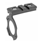 Streamlight Shotgun Rail Rem870, black rail mount in angled view with circular clamp