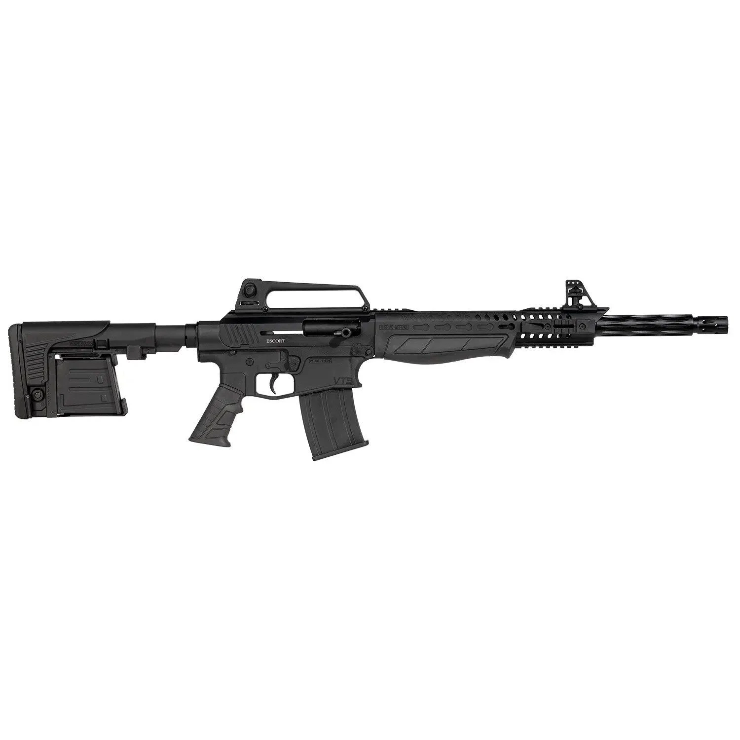 primary-656 Hatsan USA / Escort Shotguns Escort SDX Semi-Auto Shotgun 12ga 3" Chamber 5rd Magazine 18" Barrel Black Stock