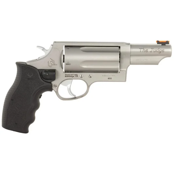 Taurus International Inc. Taurus Judge Magnum Handgun .45 Colt/.410ga Mag 3" Barrel Stainless Finish Viridian Laser