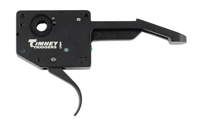 primary-6636 Timney Ruger American Gen 1 Cent Curve trigger, black housing and curved trigger in side view