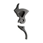 TIMNEY TRIG HENRY RIMFIRE CURVED BLK black two-piece trigger assembly, front view