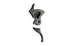 TIMNEY TRIG HENRY RIMFIRE CURVED BLK black two-piece trigger assembly, front view