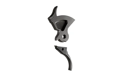TIMNEY TRIG HENRY RIMFIRE CURVED BLK black two-piece trigger assembly, front view