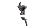 TIMNEY TRIG HENRY RIMFIRE ST BLK black two-piece trigger assembly, front view