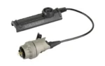 SUREFIRE M6XX tan weapon light with black pressure switch and cable