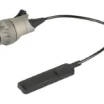 SUREFIRE DS07 SW/TAILCAP 7" CABLE TN tan tailcap with black cable and rectangular pressure switch