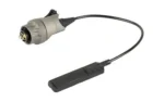SUREFIRE DS07 SW/TAILCAP 7" CABLE TN tan tailcap with black cable and rectangular pressure switch
