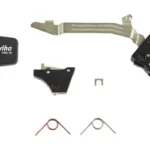 TIMNEY ALPHA PIVT FITS GLK G3-4 TRIG black trigger and metal bar with springs, parts and tool