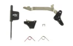 TIMNEY ALPHA PIVT FITS GLK G3-4 TRIG black trigger and metal bar with springs, parts and tool