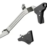 Timney Alpha for Glock G3-4 10/45 black trigger assembly with silver bar and housing