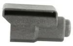SUREFIRE V70 POLY SPEED HLSTR gray angled side view with rectangular opening and rounded end