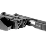ADV ARMS AAC19-23G3MOD-CA black conversion kit, angled right-side view with slide and magazine