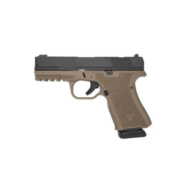 Black Rain Ordnance Inc Black Rain Frontline Handgun 9mm Luger 15rd Magazine 3.75" Barrel FDE/Black Finish Optic Ready