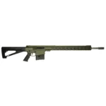 10 Ring GLFA AR Long Action Rifle 6.5 PRC 5rd Magazine 24" Barrel M-LOK Handguard OD Green Cerakote