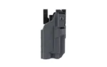 BLACKPOINT SLK DTY LT EPL FOR GLK 17, black holster in angled side view