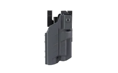 BlackPoint Tactical BLKPNT SLCK DTY LT EPL FOR GLK 19 RH black holster, side view with belt mount