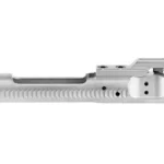 FailZero FZ AR15 BCG NO HAMMER MATTE silver bolt carrier group, right-side view