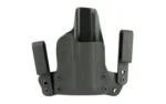 BlackPoint Tactical BLK PNT MINI WING SIG P365 RH BLK, black holster front view with belt clips