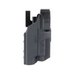 BlackPoint Tactical SLK DTY LTH for GLK 19, black right-hand holster in side view