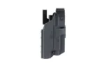 BlackPoint Tactical SLK DTY LTH for GLK 19, black right-hand holster in side view