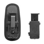 Alien Gear Holsters AGH SNGL MAG CRY SNGL STK black magazine carrier shown from front and back