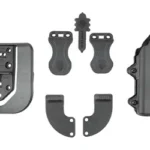 Alien Gear Holsters AGH PHOTON FITS GLK 17/22/47 BLK black holster with assorted mounting hardware