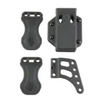 Alien Gear Holsters AGH PHOTON SIDECAR MAG CARRIER DBL, black carrier with mounting parts