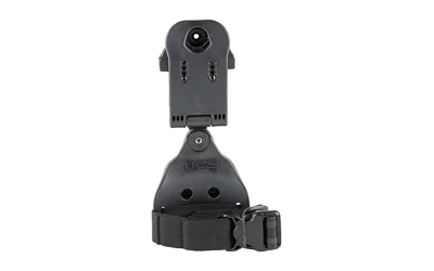 RAPID FORCE SDL BK LBS STANDARD black front view with mounting arm and buckle strap