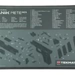 TekMat Canik MC9 Gun Cleaning Mat, dark gray top view with parts diagram and text