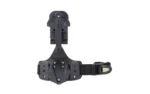 RAPID FORCE DDL BK LBS TAQ-STRAP, black strap assembly with buckle and mounting plates