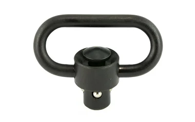 Leapers, Inc. - UTG UTG BUTTON QD SLING SWIVEL 1.38" BLK