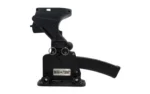 MAGPUMP 9MM Scorpion Loader, black side view with upright hopper and curved feed arm