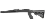 Adaptive Arkus 10/22 stock, black right-side view with pistol grip and adjustable-style buttstock