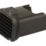 One Hundred Concepts HexCap Red Dot Sight Cover EXPS, black angled view with honeycomb front