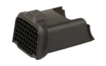 One Hundred Concepts HexCap Red Dot Sight Cover EXPS, black angled view with honeycomb front