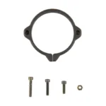 One Hundred Concepts OHC SHOCKCOLLAR SIZE 1, black circular ring with three screws and nut