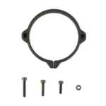 One Hundred Concepts OHC SHOCKCOLLAR SIZE 3, black circular ring with three screws and nut