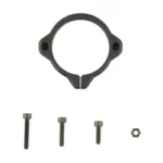 One Hundred Concepts OHC SHOCKCOLLAR MEDIUM, black circular ring with three screws and nut