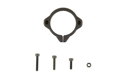 One Hundred Concepts OHC SHOCKCOLLAR SMALL, black front view with ring clamp and three screws