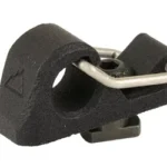 One Hundred Concepts OHC PARACORD QD MLOK, black angled view with silver metal loop